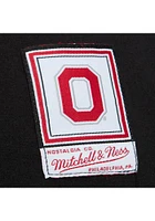 Mitchell and Ness Ohio State Buckeyes Black Team Name Stacked Short Sleeve Fashion T Shirt