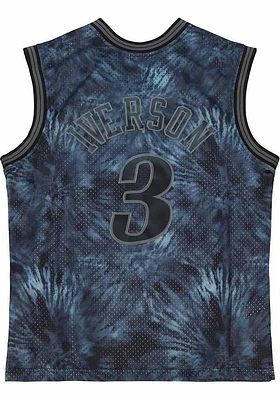 Allen Iverson Philadelphia 76ers Mitchell and Ness Tie Dye Swingman Jersey