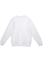 Mitchell and Ness St Louis City SC Mens White Skyline Fleece Long Sleeve Crew Sweatshirt