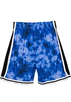 Mitchell and Ness Philadelphia 76ers Mens Blue GALAXY Shorts