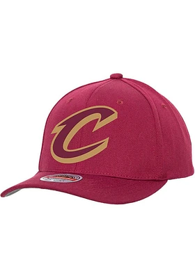 Mitchell and Ness Cleveland Cavaliers Maroon Ground 2.0 Stretch Mens Snapback Hat