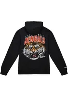 Mitchell and Ness Cincinnati Bengals Mens Black Illustrated Fashion Hood