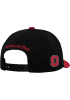 Mitchell and Ness Ohio State Buckeyes Black 2T Team Script 2.0 Mens Snapback Hat