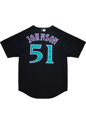 Randy Johnson Arizona Diamondbacks Mitchell and Ness 2003 Cooperstown Jersey - Black