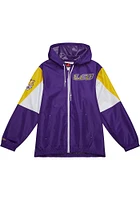 Mitchell and Ness LSU Tigers Mens Purple Throw it back Light Weight Jacket