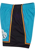 Mitchell and Ness Detroit Pistons Mens Navy Blue SWINGMAN Shorts