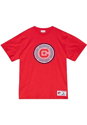 Mitchell and Ness Chicago Fire Red LEGENDARY SLUB Short Sleeve Fashion T Shirt