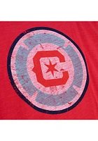 Mitchell and Ness Chicago Fire Red LEGENDARY SLUB Short Sleeve Fashion T Shirt