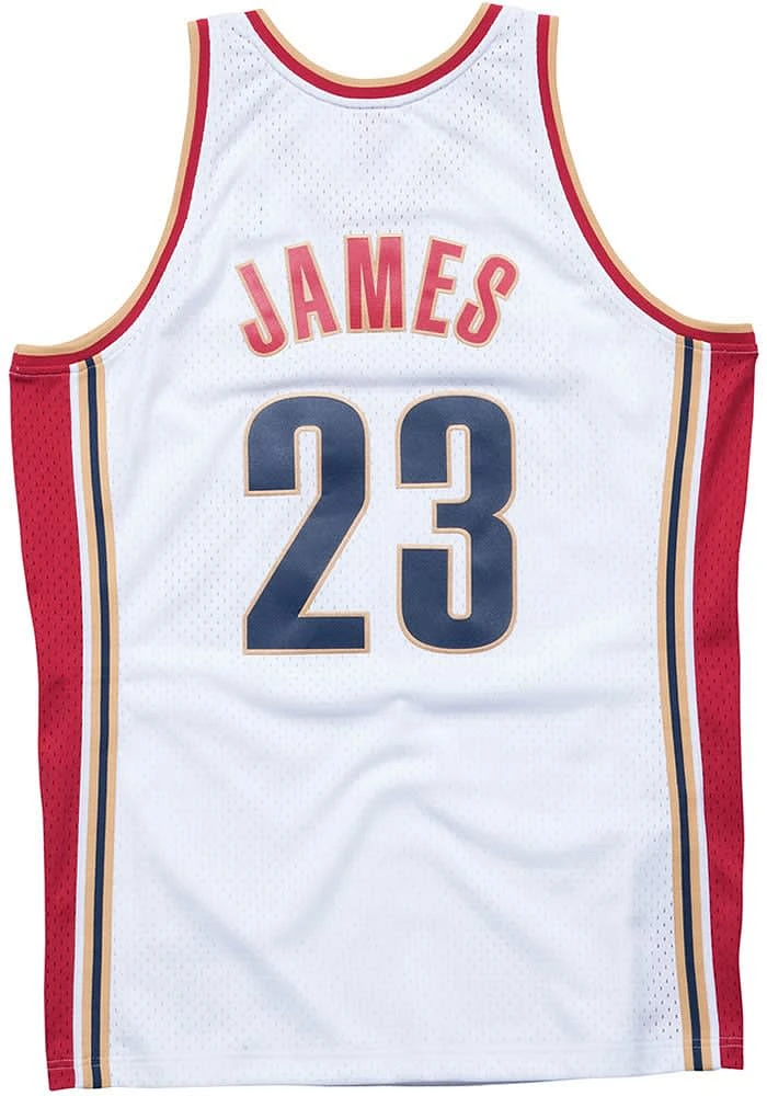 LeBron James Cleveland Cavaliers Mitchell and Ness 03-04 Home Swingman Jersey