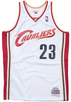 LeBron James Cleveland Cavaliers Mitchell and Ness 03-04 Home Swingman Jersey