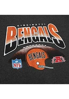 Mitchell and Ness Cincinnati Bengals Mens Black Inzone Long Sleeve Crew Sweatshirt