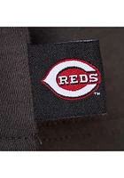 Mitchell and Ness Cincinnati Reds Womens Charcoal Logo Boyfriend Short Sleeve T-Shirt