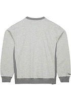 Mitchell and Ness Ohio State Buckeyes Mens Grey Premium Fleece Vintage Logo Long Sleeve Fashion Sw..