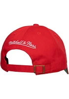Mitchell and Ness Detroit Red Wings Team Ground 2.0 Dad Adjustable Hat - Red