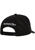 Mitchell and Ness Pittsburgh Penguins Black Team Ground 2.0 Pro Mens Snapback Hat