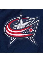 Mitchell and Ness Rick Nash Columbus Blue Jackets Mens Navy Throwback Hockey Jersey