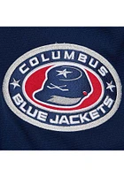 Mitchell and Ness Rick Nash Columbus Blue Jackets Mens Navy Throwback Hockey Jersey