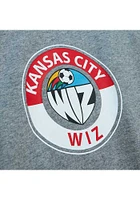 Mitchell and Ness Sporting Kansas CITY Grey COLLECTION Short Sleeve Fashion T Shirt