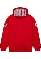 Mitchell and Ness Ohio State Buckeyes Mens Red OG 2 Fashion Hood