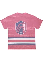 Mitchell and Ness St Louis City SC Red JUMBOTRON 3.0 SUBLIMATED Short Sleeve Fashion T Shirt