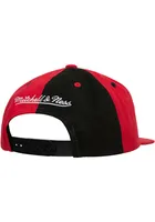 Mitchell and Ness Ohio State Buckeyes Red Pinwheel of Fortune Snapback Mens Snapback Hat