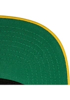 Mitchell and Ness Michigan Wolverines Yellow Pinwheel of Fortune Snapback Mens Snapback Hat