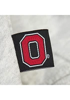 Mitchell and Ness Ohio State Buckeyes Womens Grey Logo 3.0 Crew Sweatshirt