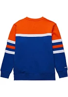 Mitchell and Ness FC Cincinnati Mens Blue Head Coach Long Sleeve Fashion Sweatshirt