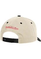 Mitchell and Ness Cincinnati Reds 2T Stretch Pro Crown Adjustable Hat - Ivory