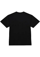 Mitchell and Ness Cincinnati Reds Black Block Arch Short Sleeve T Shirt