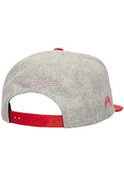 Mitchell and Ness Cincinnati Reds Retro Team Pro Snap Adjustable Hat - Grey