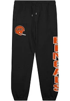 Mitchell and Ness Cincinnati Bengals Mens Black Sideline Sweatpants