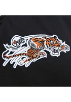 Mitchell and Ness Cincinnati Bengals Mens Black Heavyweight Satin Jacket