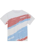 Mitchell and Ness St Louis Cardinals White Paintbrush Sublimated Short Sleeve Fashion T Shirt
