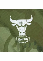 Mitchell and Ness Chicago Bulls Mens Green Ghost Camo Light Weight Jacket