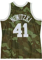 Dirk Nowitzki Dallas Mavericks Mitchell and Ness Ghost Camo Swingman Jersey