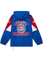 Mitchell and Ness Chicago Cubs Mens Blue Origins Anorak Pullover Jackets