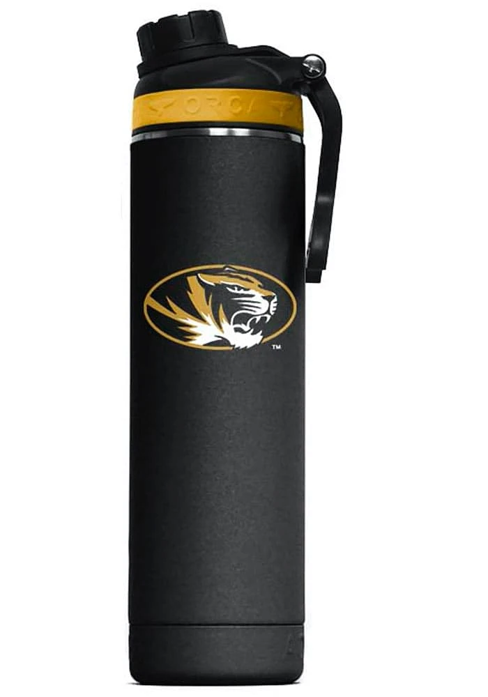 Missouri Tigers Hydra 22oz Color Logo Stainless Steel Bottle - Black