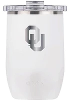 Oklahoma Sooners ORCA 12oz Whiteout Vino Stainless Steel Tumbler - White