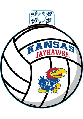 Kansas Jayhawks Volleyball Stickers - Blue
