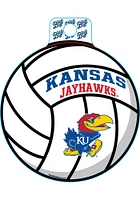 Kansas Jayhawks Volleyball Stickers - Blue