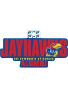 Kansas Jayhawks Alumni Stickers - Blue