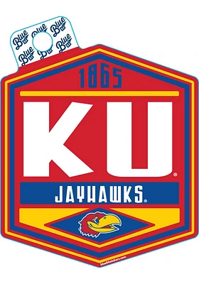 Kansas Jayhawks KU Stickers - Blue