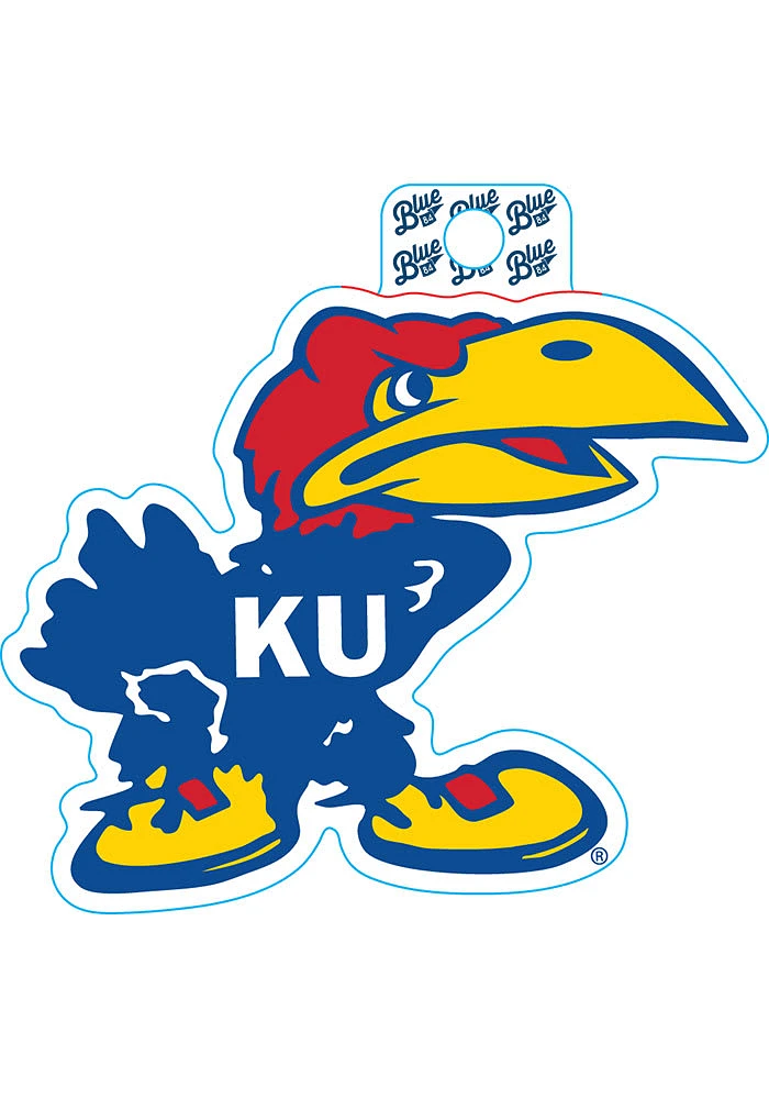 Kansas Jayhawks 1941 Logo Stickers - Blue