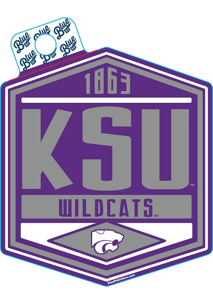 K-State Wildcats KSU Stickers - Purple