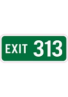 Manhattan Exit 313 Stickers