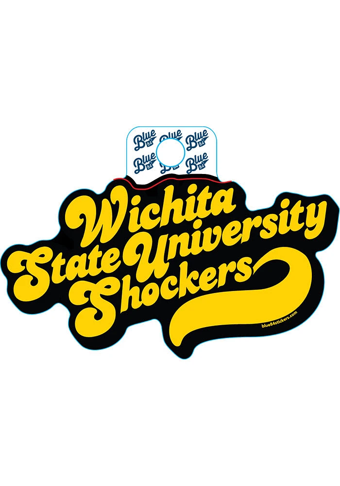 Wichita State Shockers Huffed Font Stickers