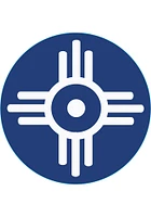 Wichita Flag Symbol Stickers - Blue
