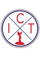 Wichita ICT Circle Stickers - Red