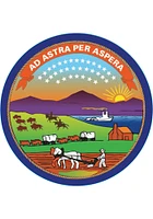 Kansas Seal Stickers - Blue